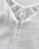 Plain Adjustable Strap Wide Leg Jumpsuit Casual Loose Fit Romper