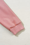 Breen Plus Size Colorblock Patchwork V Neck Hoodie