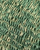 Tribal Print Bandeau Backless Tied Detail Wide Leg Jumpsuit Vacation Overall with Pocket