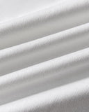 2 Pieces Outfit Faith Print Round Neck Short Sleeve Top and Denim Look Print Shorts Set