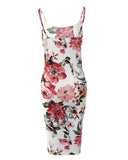 Floral Print Bodycon Cami Dress