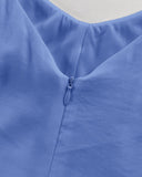 Plain Adjustable Strap Wide Leg Jumpsuit Casual Loose Fit Romper