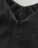 Plain Adjustable Strap Wide Leg Jumpsuit Casual Loose Fit Romper