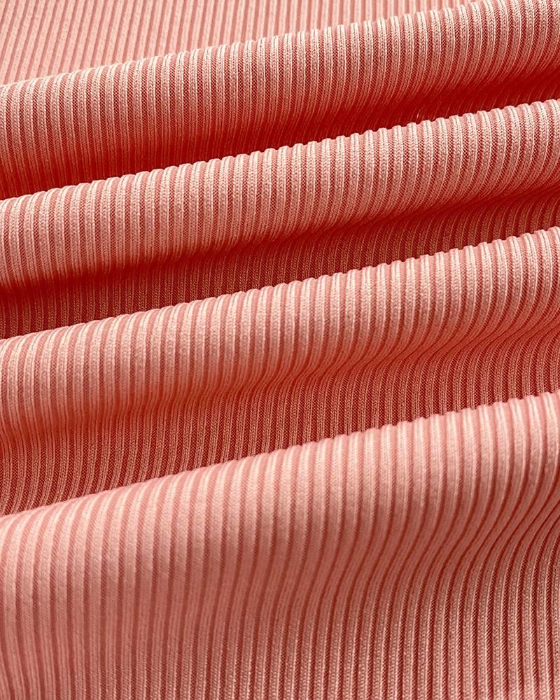 2 Pieces Outfit Flower Decor One Shoulder Crop Top and Casual Slim Fit Skirt Set