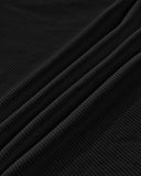 Built in Bra U neck Short Sleeve T shirt Rib knit Top