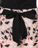 Print Round Neck Tank Top & Shorts Set