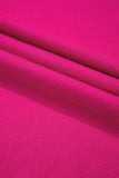 Strawberry Pink Pearled Decor Raglan Sleeve Plus Size Sweater