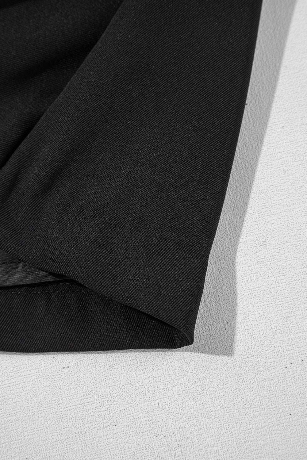 Black Rhinestone Bow Wrap High Waist Mini Skirt