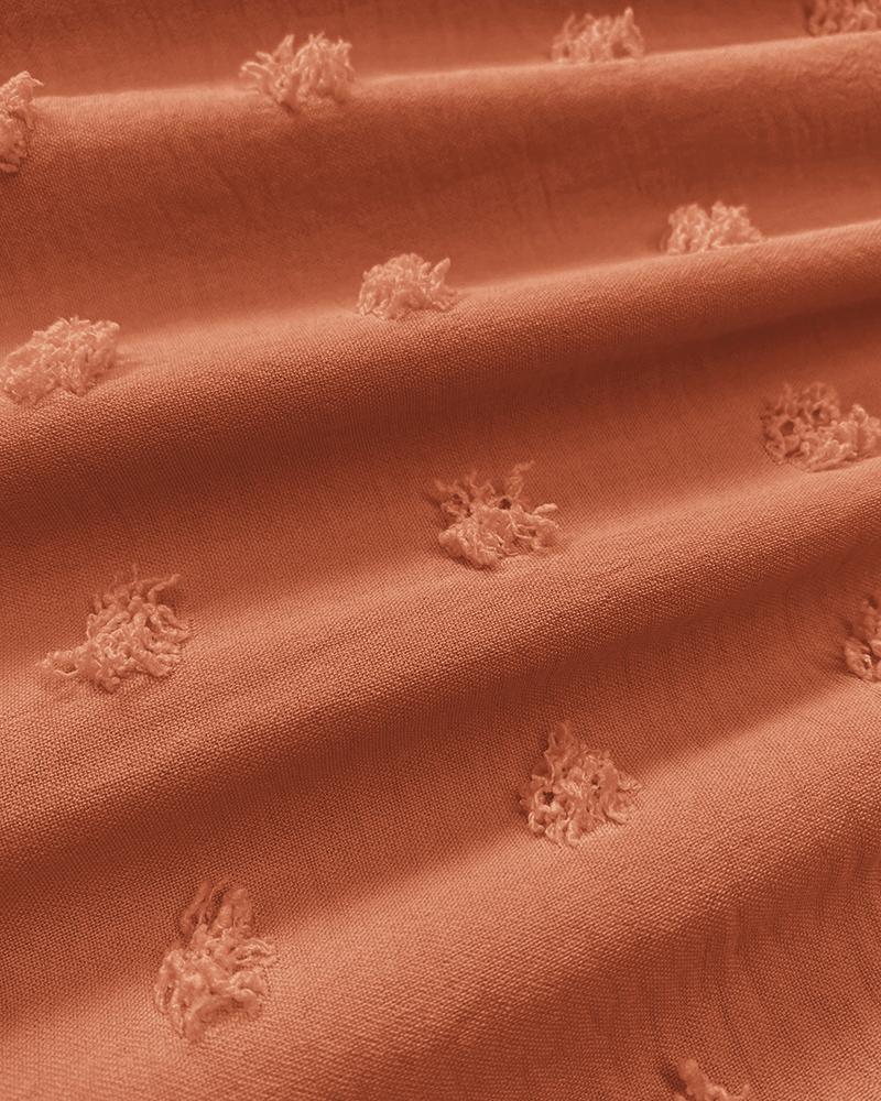 Polka Dot Bandeau Sleeveless Shirred Rompers Casual Button Decor Tied Detail Short Jumpsuit