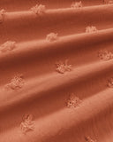 Polka Dot Bandeau Sleeveless Shirred Rompers Casual Button Decor Tied Detail Short Jumpsuit