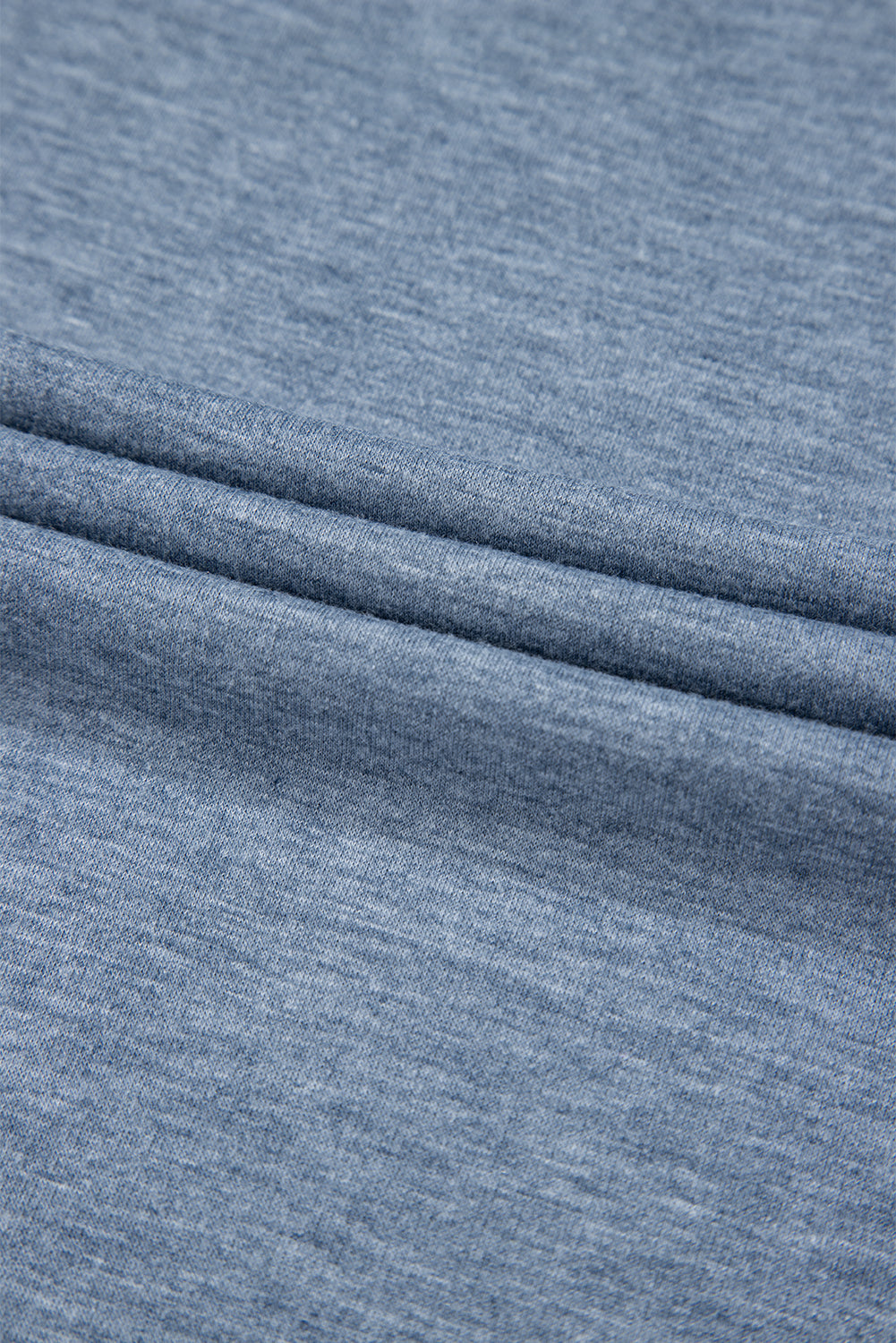 Beau Blue Half Placket Chest Pockets Short Sleeve Wide Leg Jumpsuit