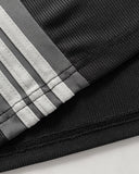 Colorblock Striped Print U Neck Sleeveless Bodycon Dress Casual Slim Fit Midi Dress