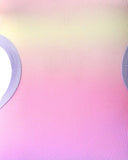 Ombre One Shoulder Cutout Ribbed Bodycon Dress