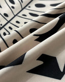 Tropical Print Halter Sleeveless Waist Romper Chic Tied Detail Backless Romper