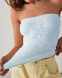 Jacquard Bandeau High Strechy Shapewear Bandeau Sexy Breathable Sleeveless Top