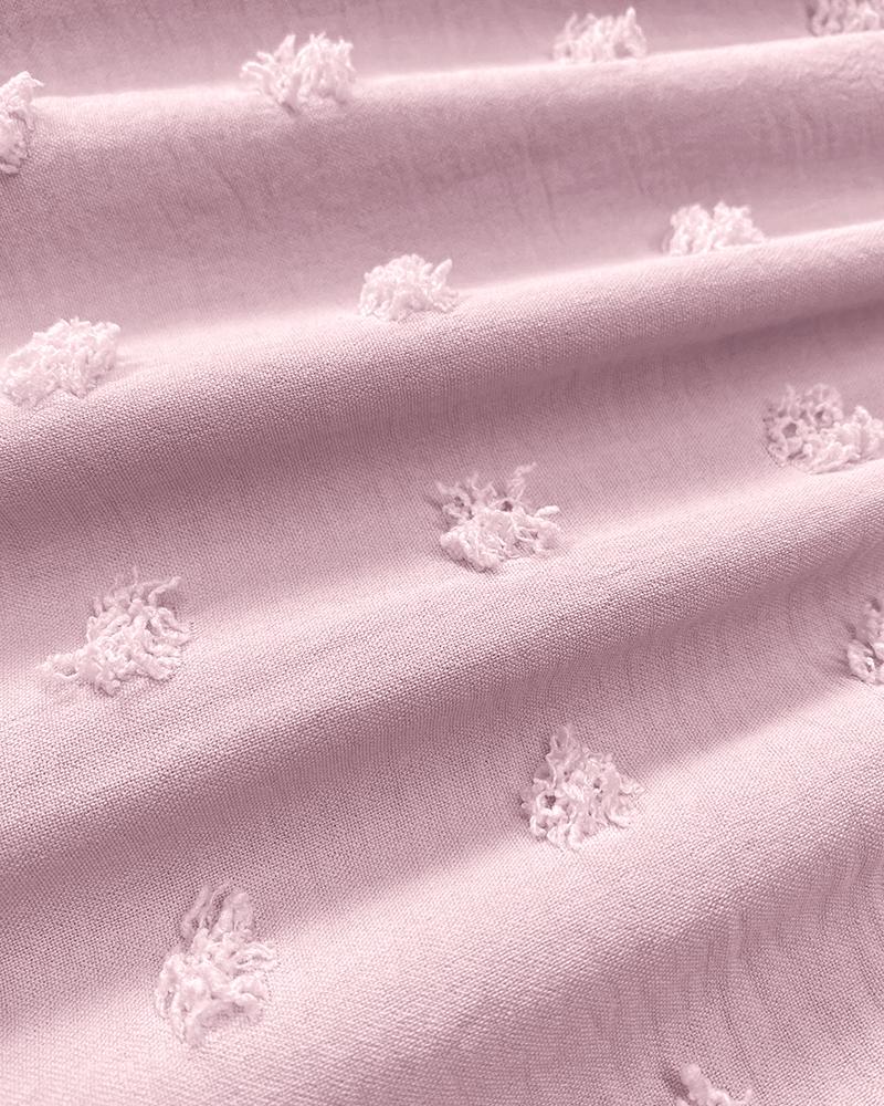 Polka Dot Bandeau Sleeveless Shirred Rompers Casual Button Decor Tied Detail Short Jumpsuit