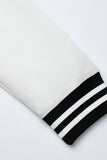 Fashion Casual Patchwork Letter Long Sleeve Two Pieces