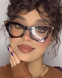1Pair Retro Cat Eye Frame Sunglasses