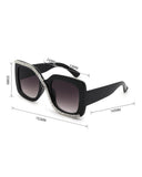 1Pair Diamond Oversized Square Sunglasses