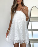 Spaghetti Strap Allover Sequin Casual Dress