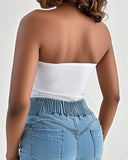 Spaghetti Strap Slim Fit Tank Top Sexy Workout Camisole Tops