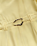 One Shoulder Thick Strap Mental Buckle Jumpsuit