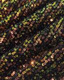 Allover Sequin O neck Sleeveless Tank Tops Slim Fitted Shirt