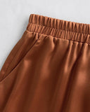 2 Pieces Outfit Guipure Lace Patch Spaghetti Strap Tank and Casual Pocket Design Shorts