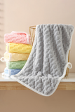 Peach Blossom Textured Soft Bath Towel