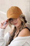 honey gold Patchwork Versatile Adjustable Baseball Cap