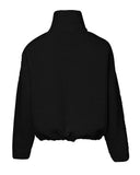 Stand Collar Zipper Design Casual Sweatshirt