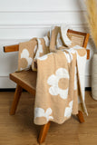 Parchment Floral Printed Soft Throw Blanket 127*152cm