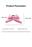 Pink Puffy Bow Knot Large Hair Clip