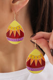 Yellow Easter Egg Hook Earrings