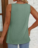 Elegant V Neck Sleeveless Tank