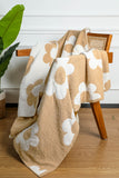 Parchment Floral Printed Soft Throw Blanket 127*152cm