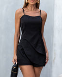 Bandeau Spaghetti Strap Ruched Jumpsuit Casual Slim Fit Romper