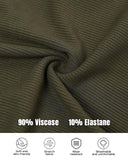 ChicMe Built in Bra Ribbed Round Neck Tank Top