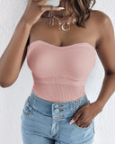 Spaghetti Strap Built in Bra Slim Fit Tank Top Sexy Back Criss Cross Workout Camisole Tops