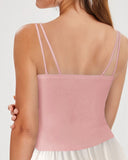 Spaghetti Strap Slim Fit Tank Top Sexy Workout Camisole Tops