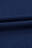 Sail Blue Medium Wash Straight Leg Loose Casual Jeans