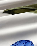 2 Pieces Outfit Floral Print Halter Slit Long Top and Casual Drawstring Shorts Set with Pockets