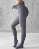 ChicMe ShapeLift Transparent Butt Lifting Tight Fleece Lined Tummy Control Thick High Waist Elasticity Thermal Pantyhose Warm Leggings