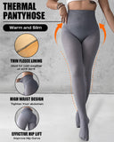 ChicMe ShapeLift Transparent Butt Lifting Tight Fleece Lined Tummy Control Thick High Waist Elasticity Thermal Pantyhose Warm Leggings