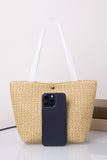 Beige Minimalist Large Tote Bag