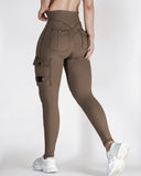 Pocket Design Active Pants Sports Yoga Leggings