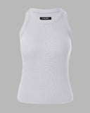ChicMe Built in Bra Ribbed Round Neck Tank Top