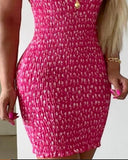 Floral Print Plunge V Neck Spaghetti Strap Dress Sexy Shirred Lace Up Mini Dress