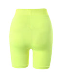 2 In 1 Denim Shorts Colorblock Print Ripped Shorts /w Workout Running Shorts