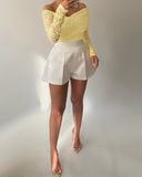 Lace Criss Cross Wrap Ruched Long Sleeve Bodysuit Casual Slim Fit Off Shoulder Shirt